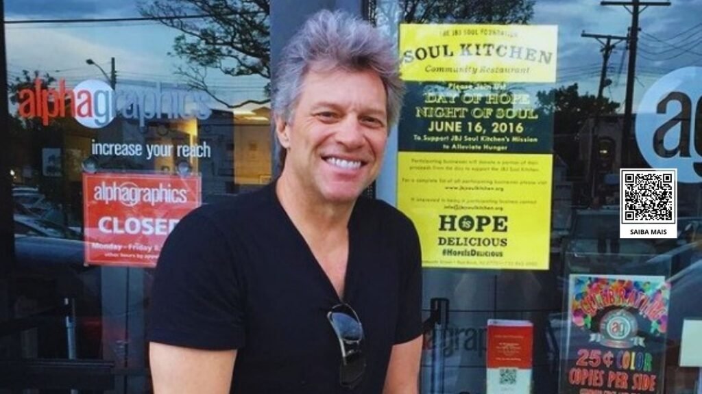 Bon Jovi abre restaurantes gratuitos para pessoas carentes.