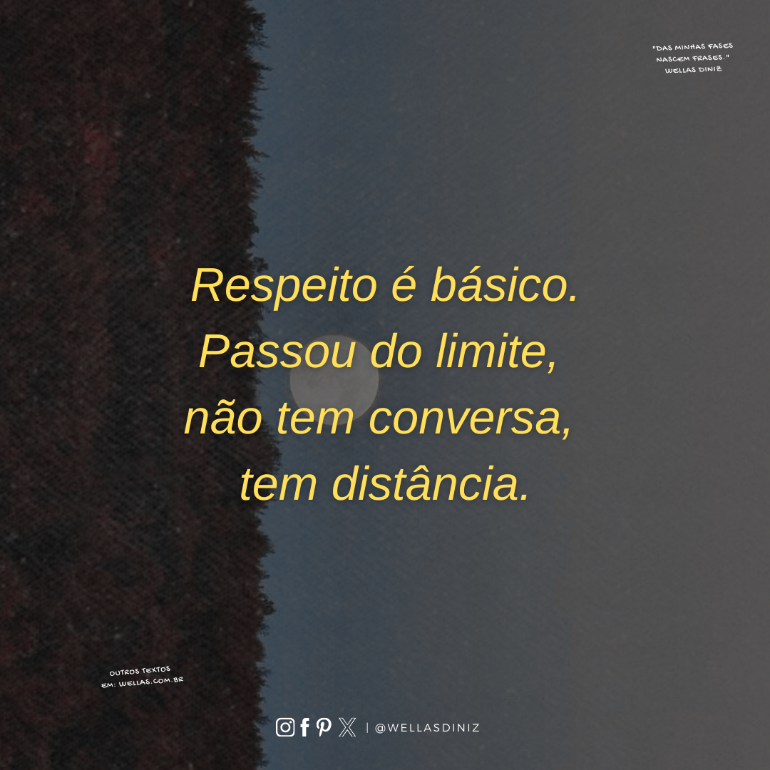 Frases para Redes Sociais (85) - WELLAS | Pensamentos e Ideias.